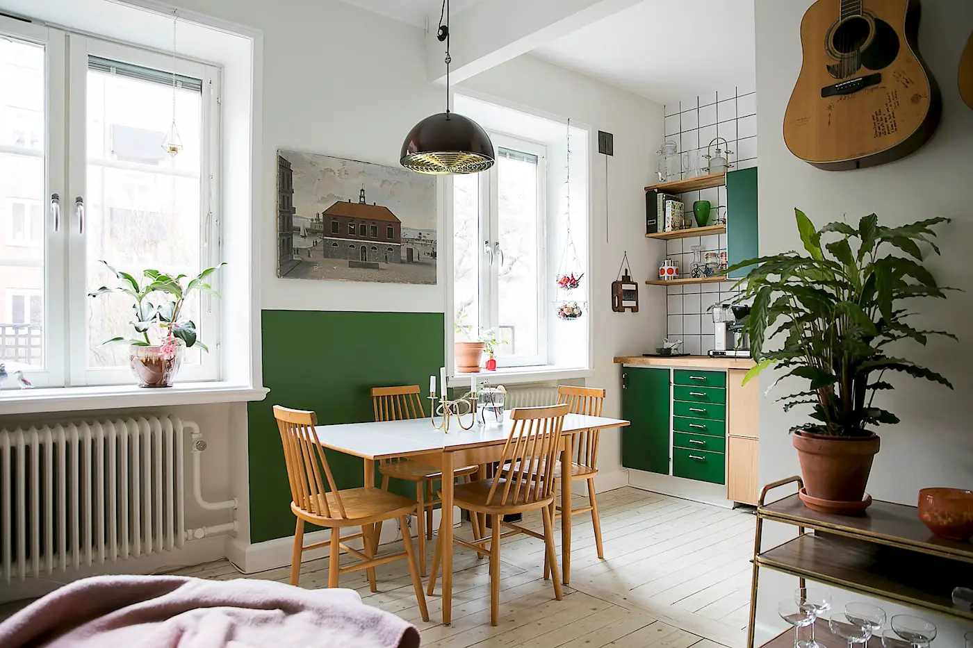 34 平米瑞典灵感小屋 | 色彩布局巧分区-18