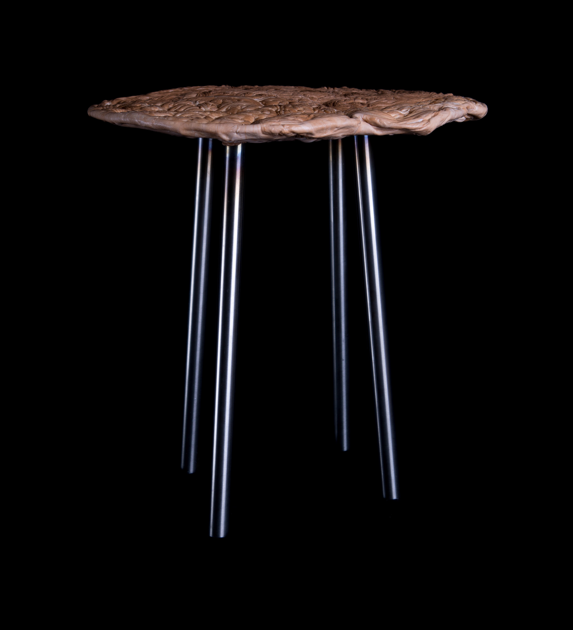 Waste plastic from injection moulding process transformed into stools-17