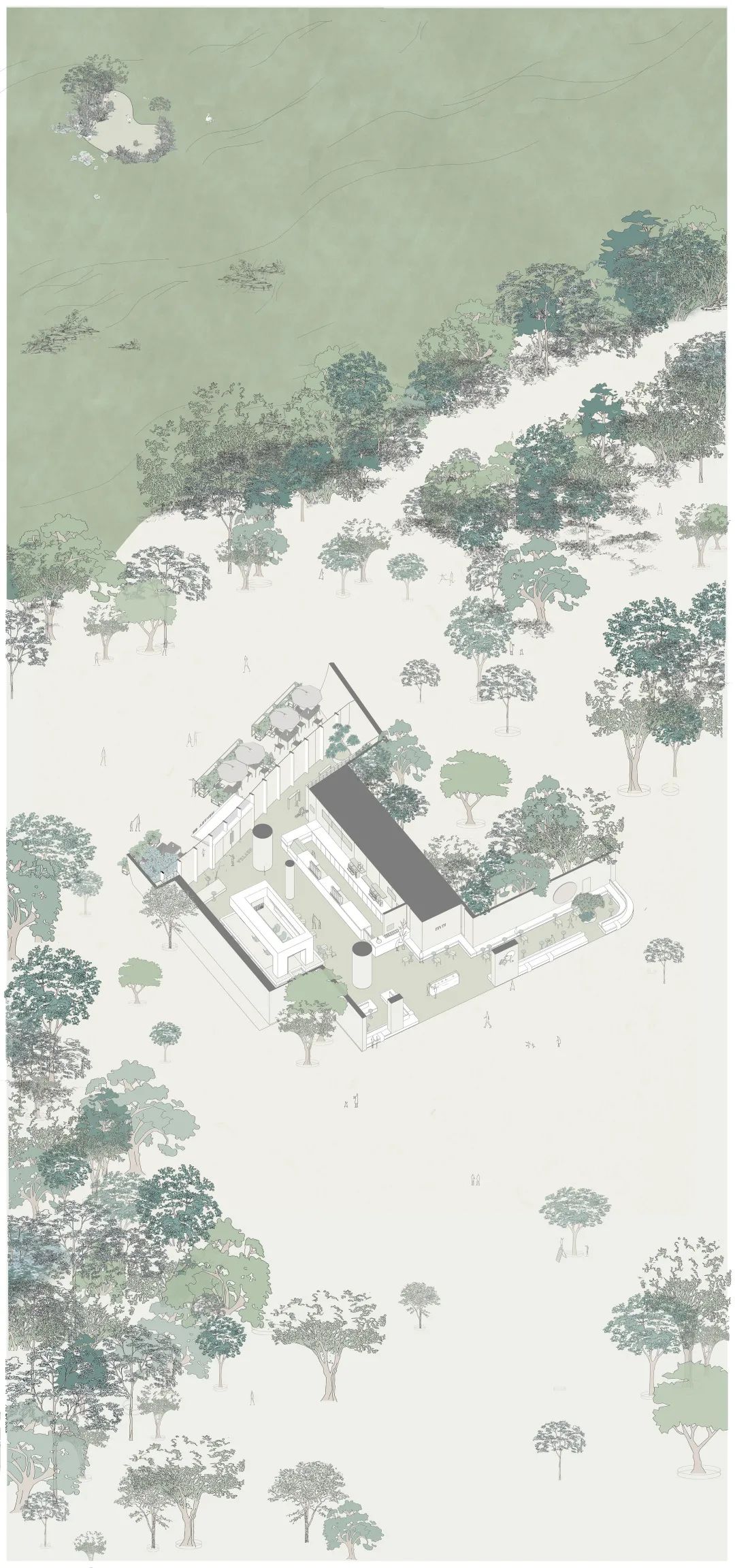 南京喜茶金茂汇店 | 古城墙下的现代茶空间-39