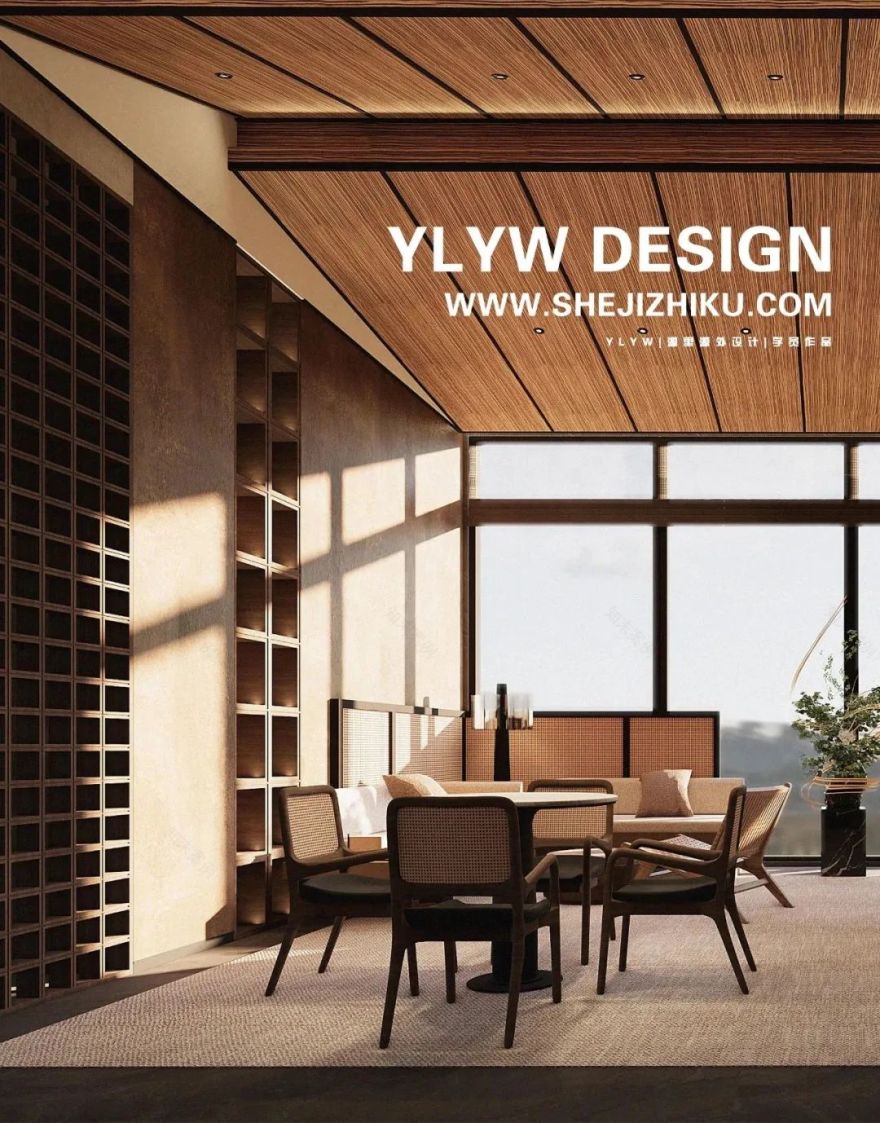 自然奢华的会所室内设计丨源里源外设计-19