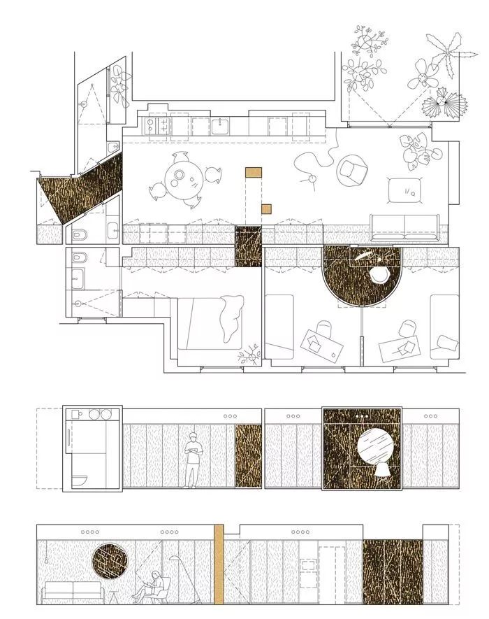 马德里阁楼翻新 | 软木与橡胶的可持续奇迹-28