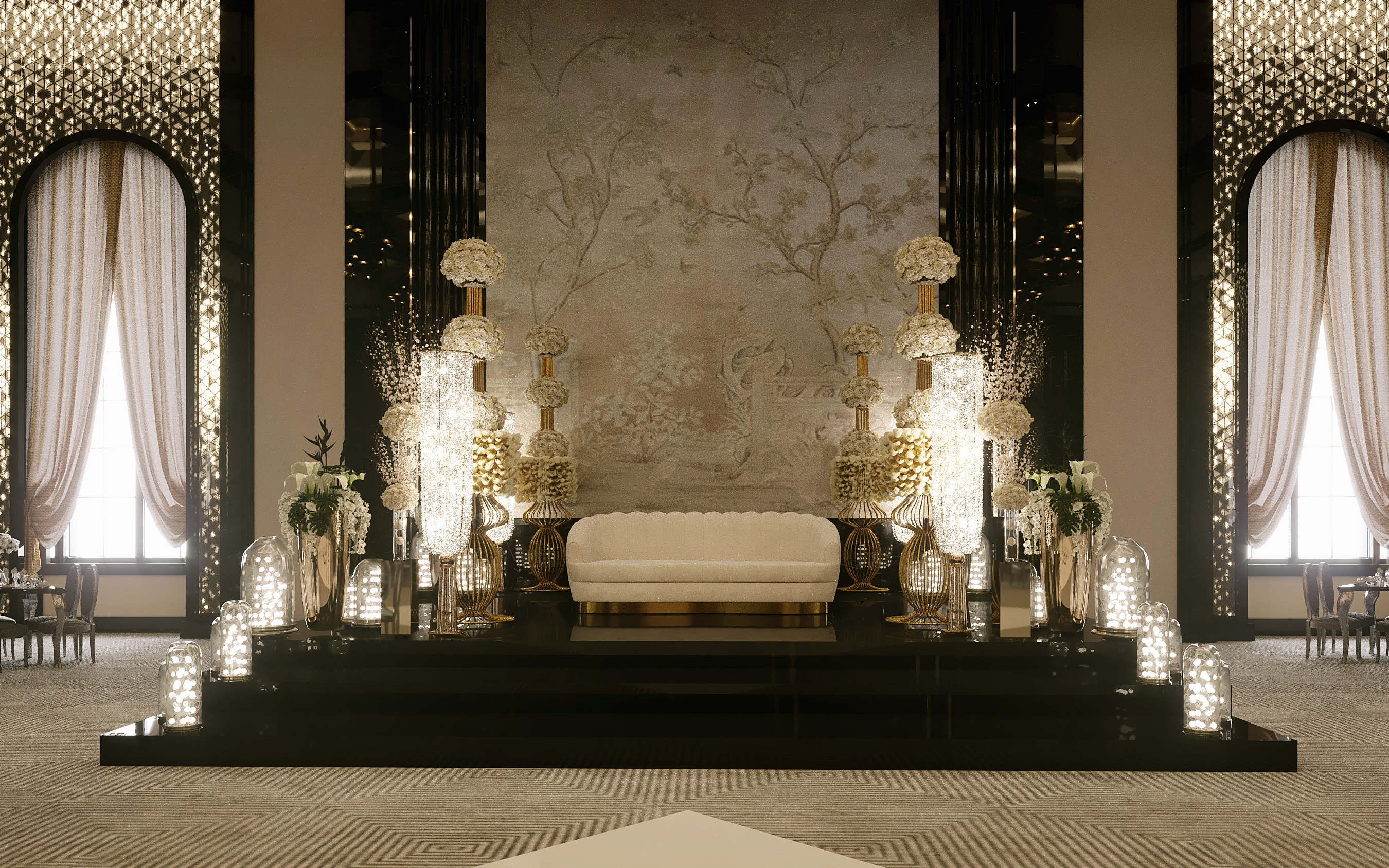 凯宾斯基婚礼大厅丨埃及丨MENNA YOUSSEF-6