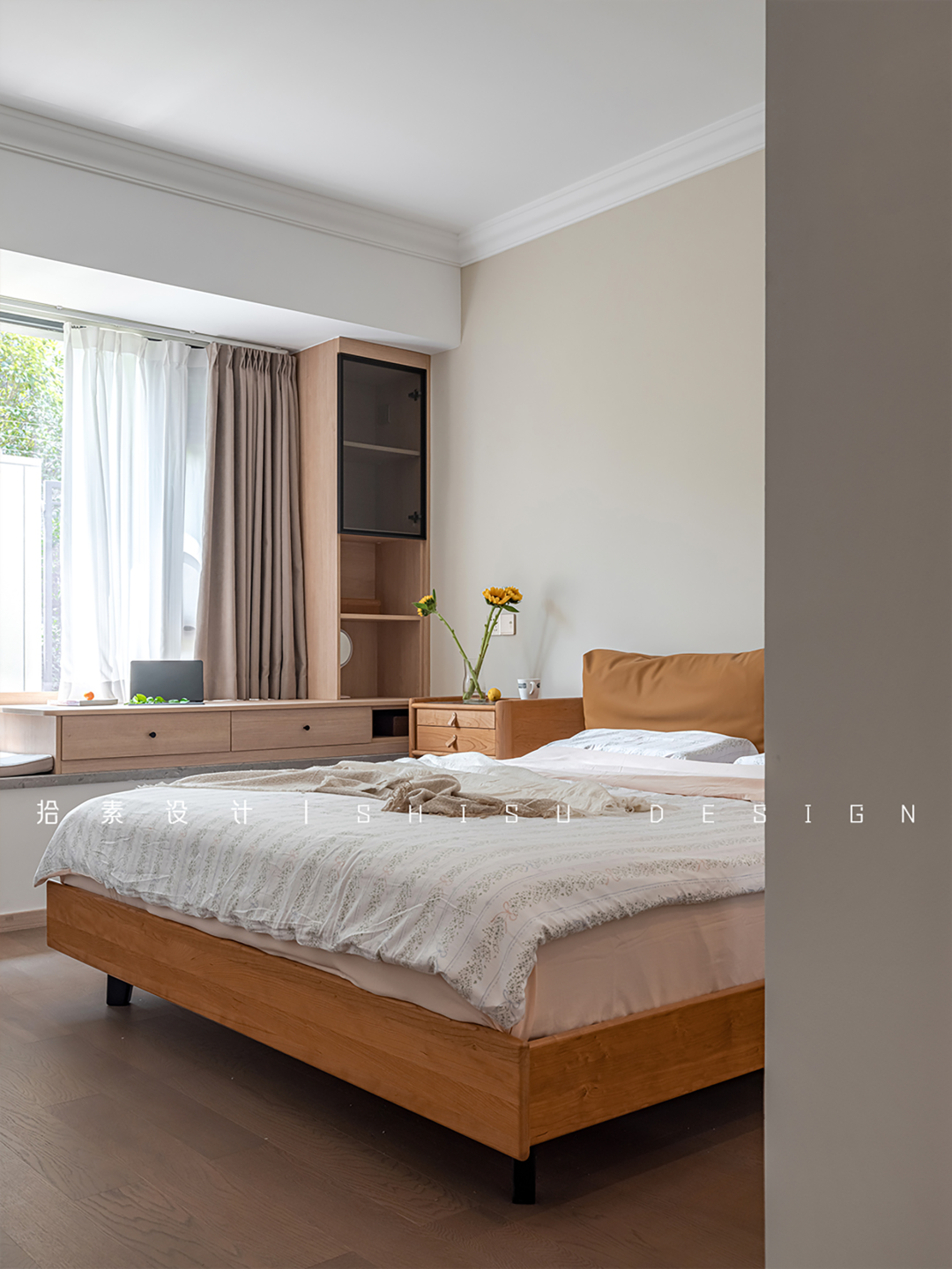 长沙·中海阅麓山142㎡现代原木风精装改造丨中国长沙丨拾素设计-70