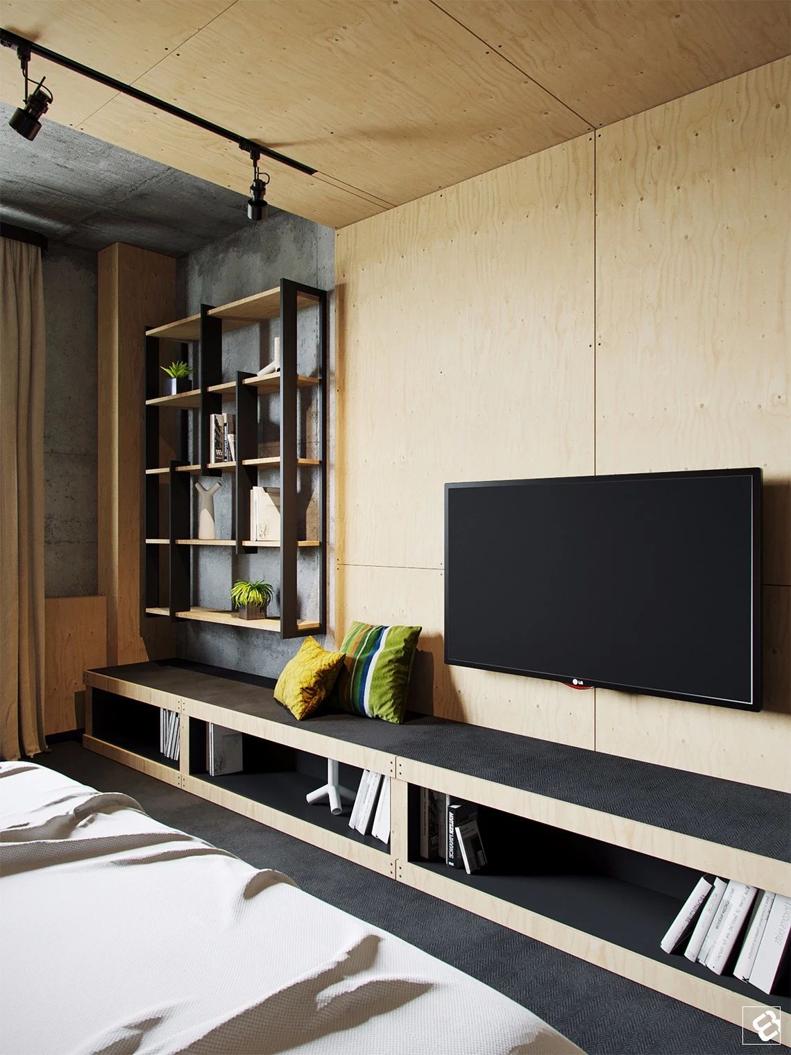 轻工业风 LOFT 住宅设计丨Form8 studio-43