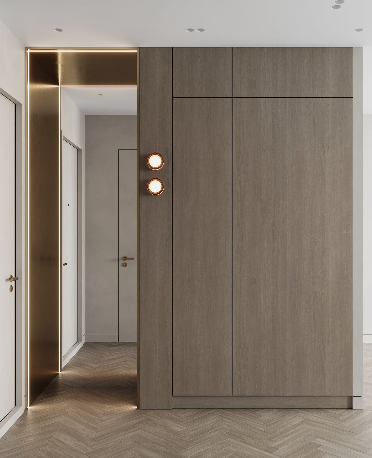 Warmgold TR 私人公寓设计丨俄罗斯莫斯科丨乌克兰 Anastasiya Zhigir 设计工作室-8