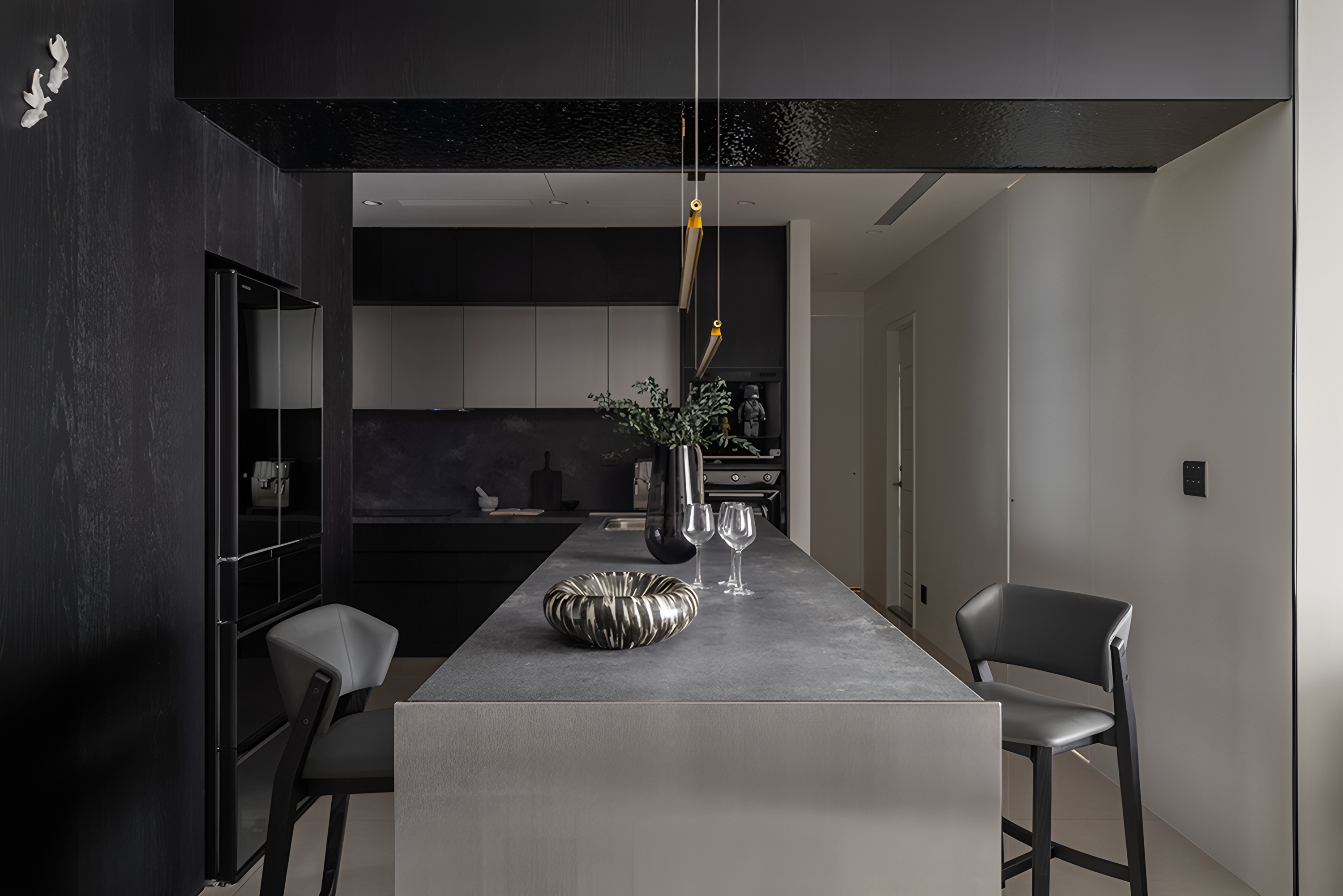 台南33坪灰韵蕴藏金属光住宅设计丨中国台南丨乔治黑羊设计-13