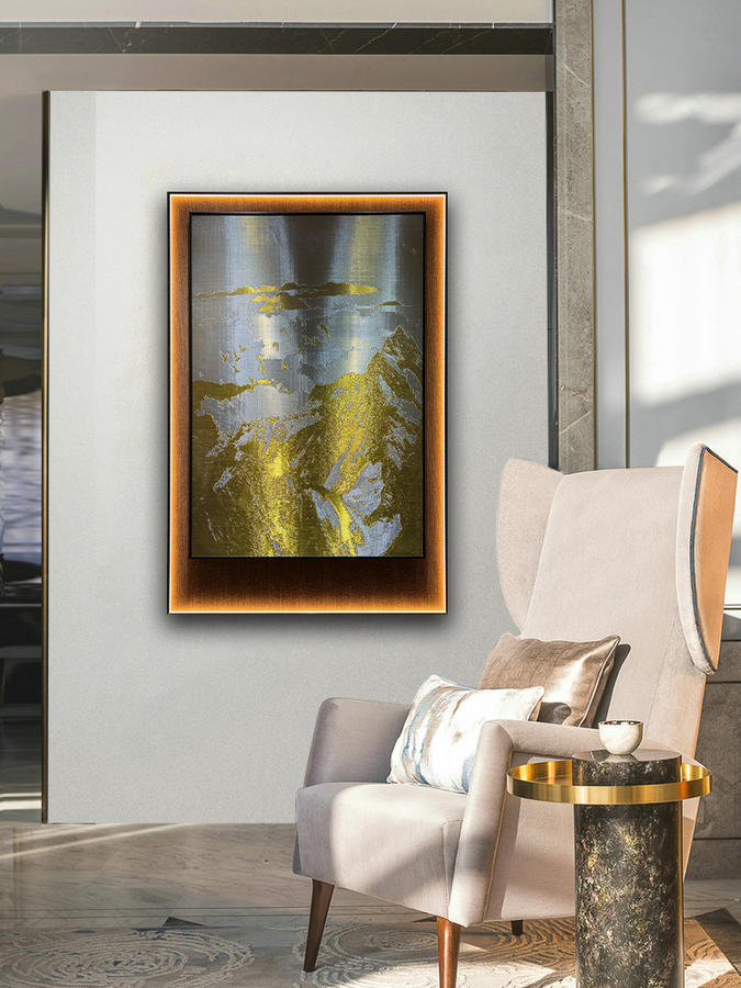 新品金属画 铜丝编织画 金属络缇画 -6