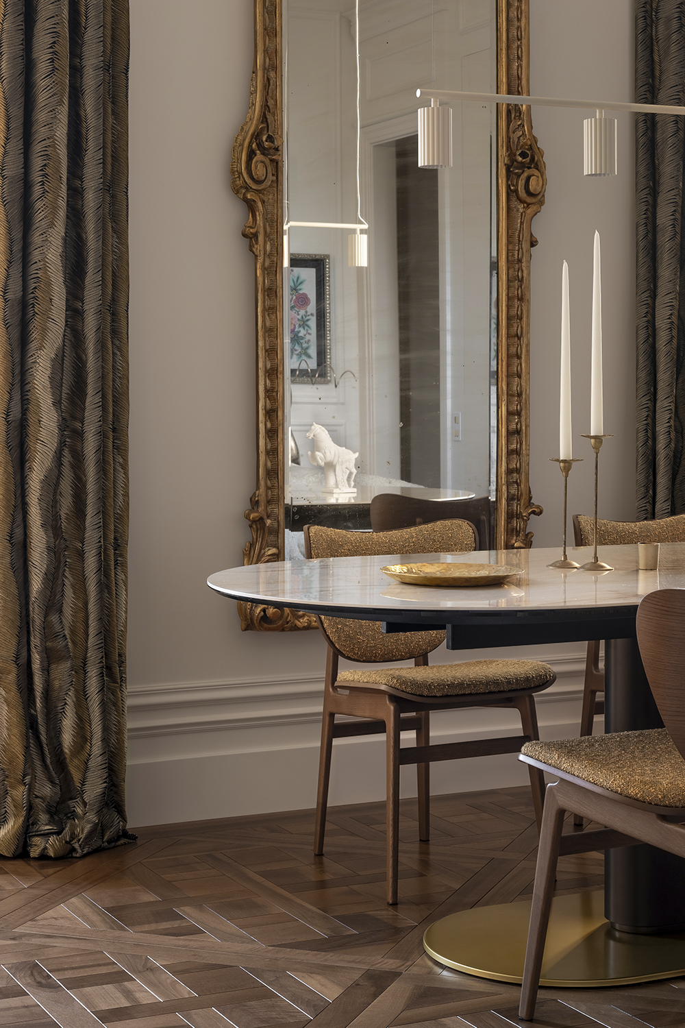 美好时代、装饰艺术、中世纪现代主义与粗野主义公寓丨乌克兰丨Yana Molodykh-3