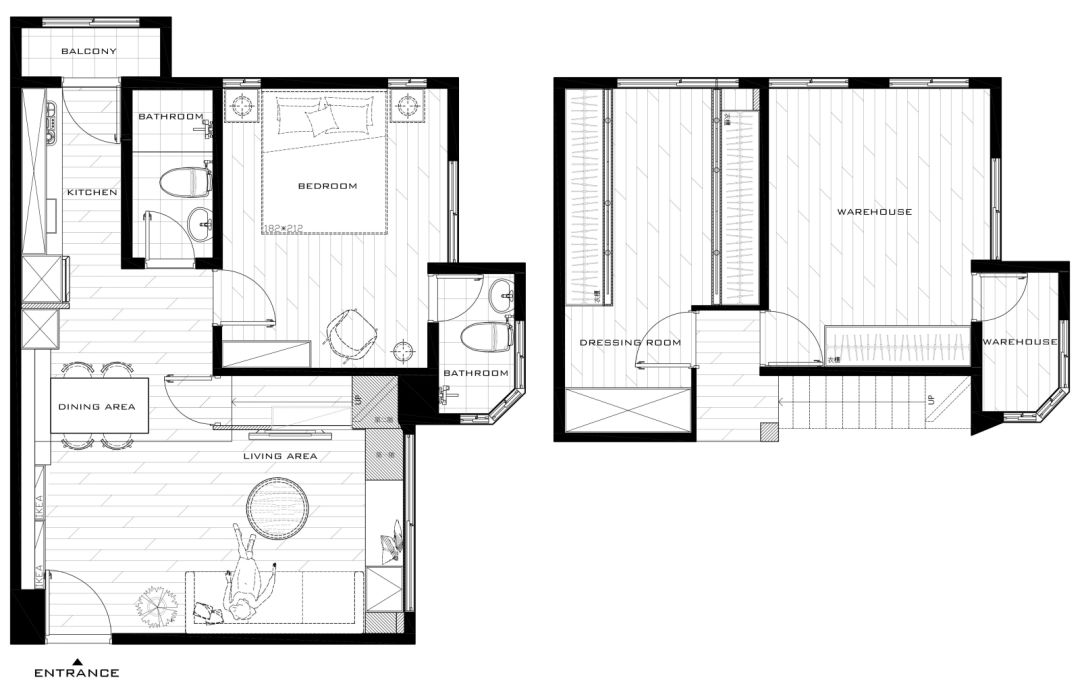 36m²纯白复式住宅 | 拾隅空间设计的生活美学演绎-16