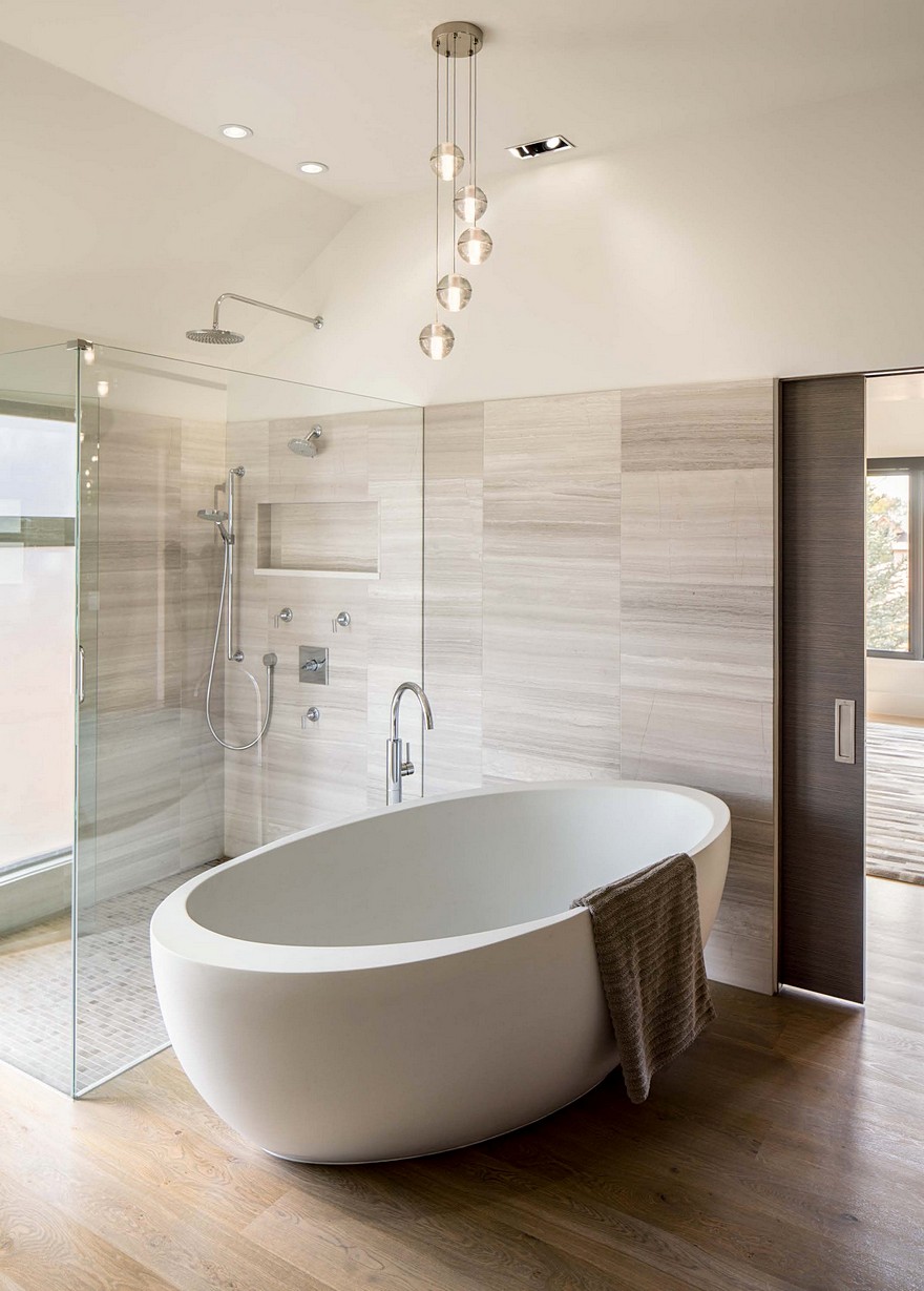 丹佛山顶现代家庭宅-15