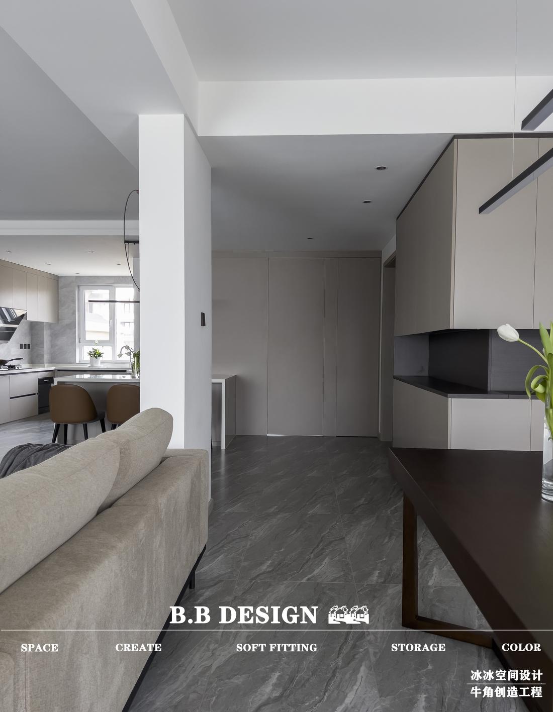 胡桃与莫兰迪色三口之家设计-6