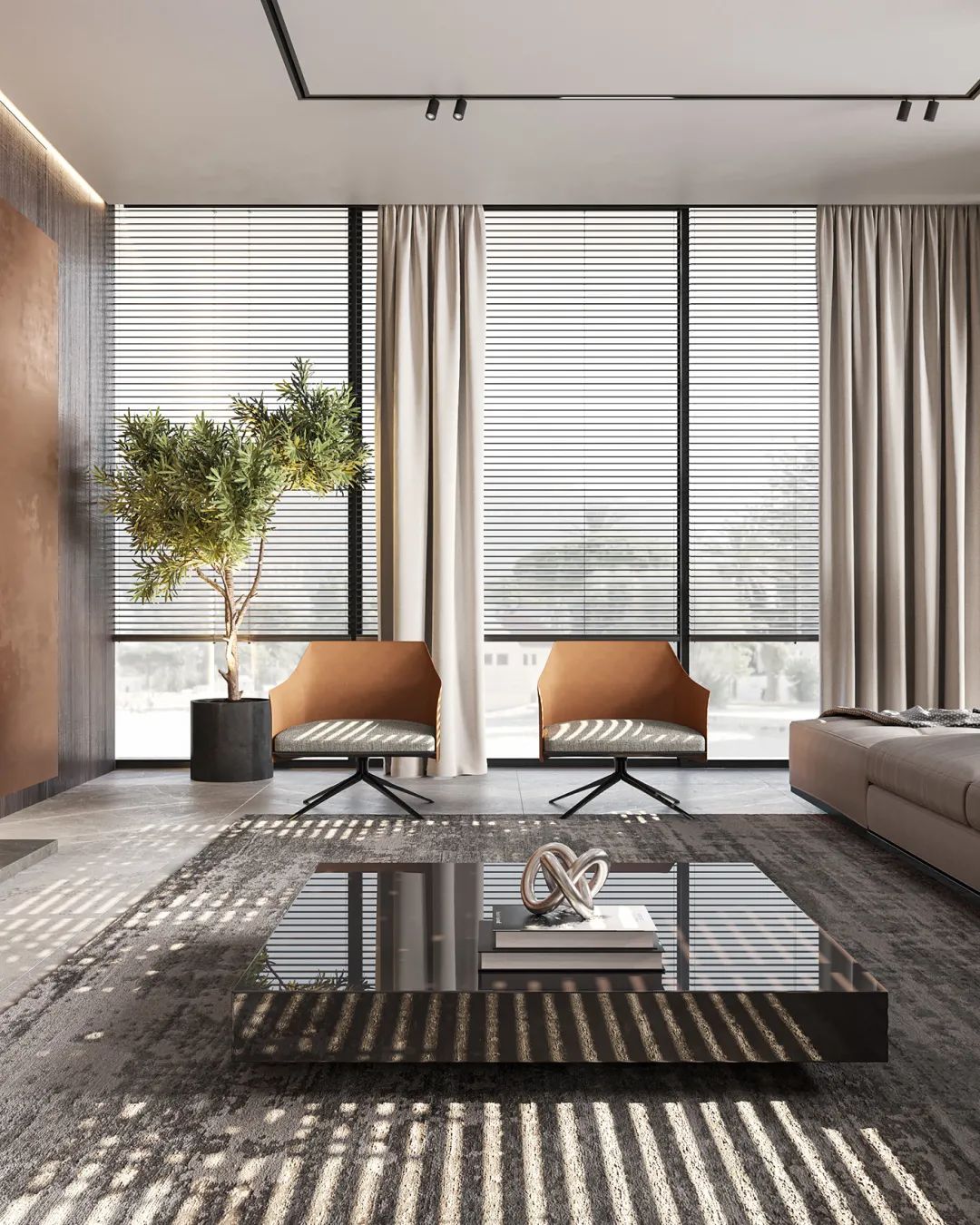 轻奢大平层 · 单身男士的温馨之家丨乌克兰基辅丨NOM BUREAU-3