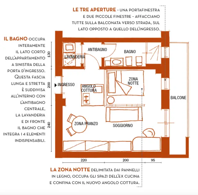 米兰 30m²工作室的极致空间利用-9