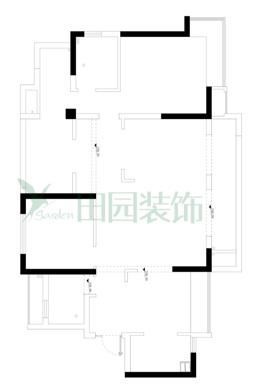 万达华府 120㎡美式轻奢家居，精致范十足-15