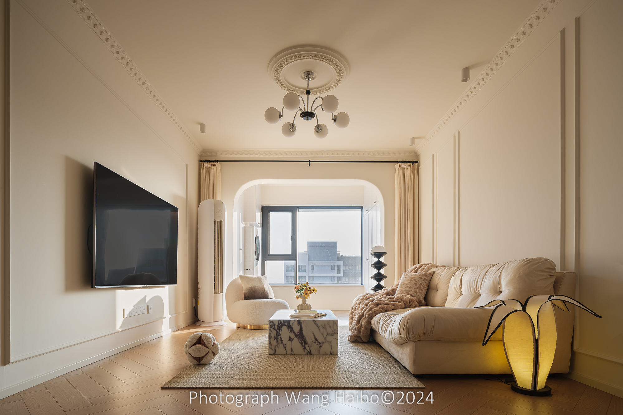 法式轻奢奶油风家居项目丨中国武汉丨武汉品胜装饰-4