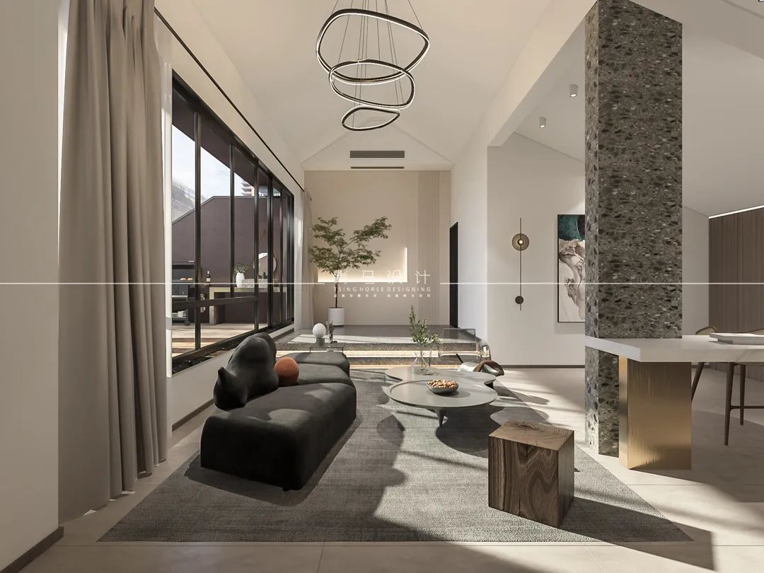 阅骊山 · 现代简约亲子互动别墅设计丨青马别墅设计-46