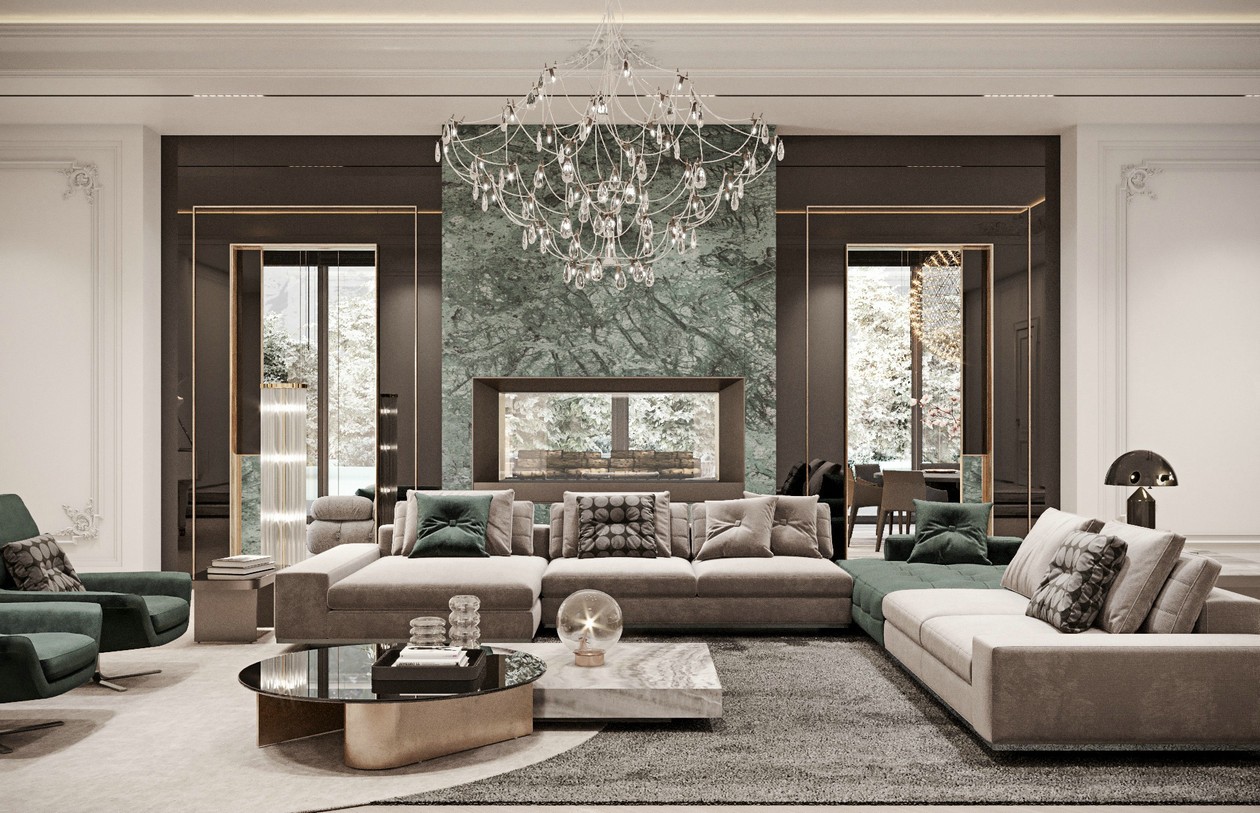 高级灰+绿色 温柔迷迭之境，简约格调-0