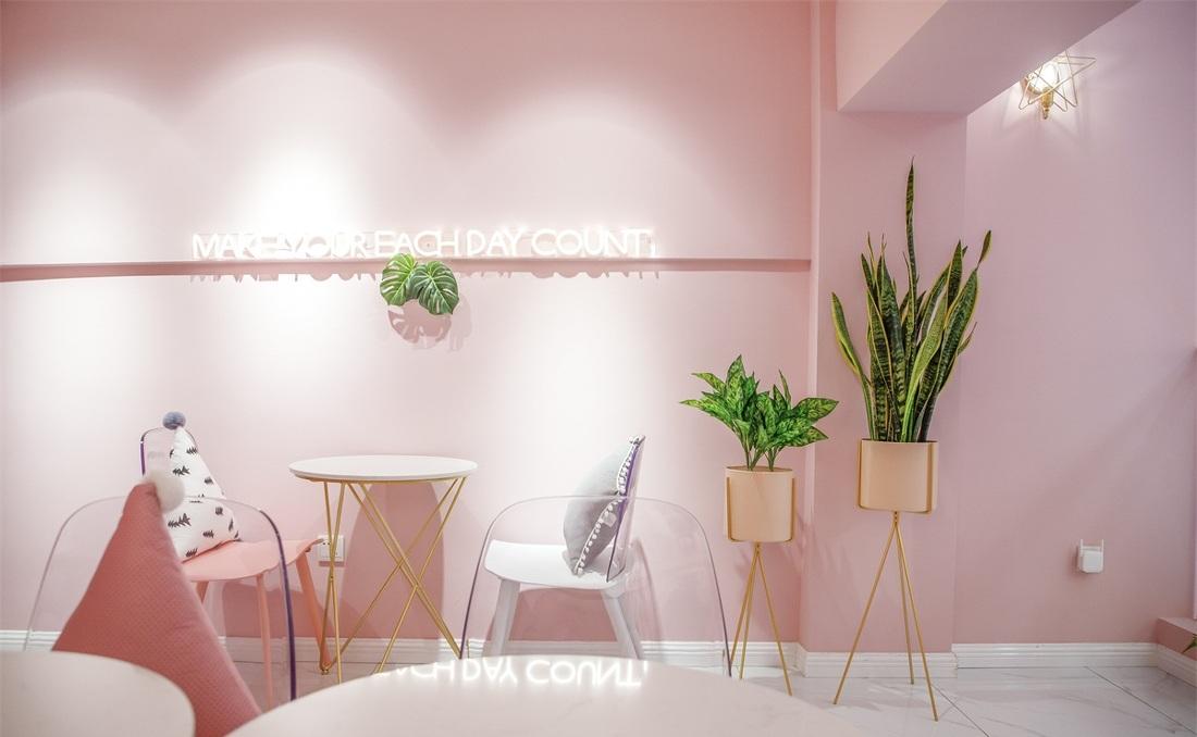 花沐·网红咖啡花艺店铺设计-19