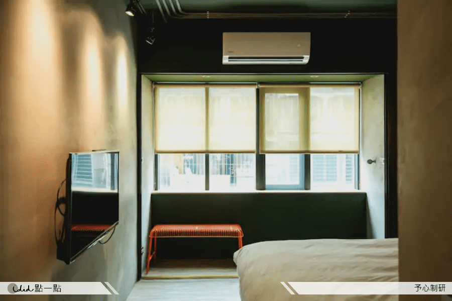 40坪老屋翻新:工业风日租套房设计-3