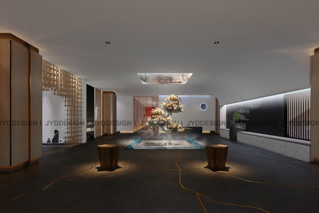 
JYD设计北京日式禅意SPA高端私人会所 -12