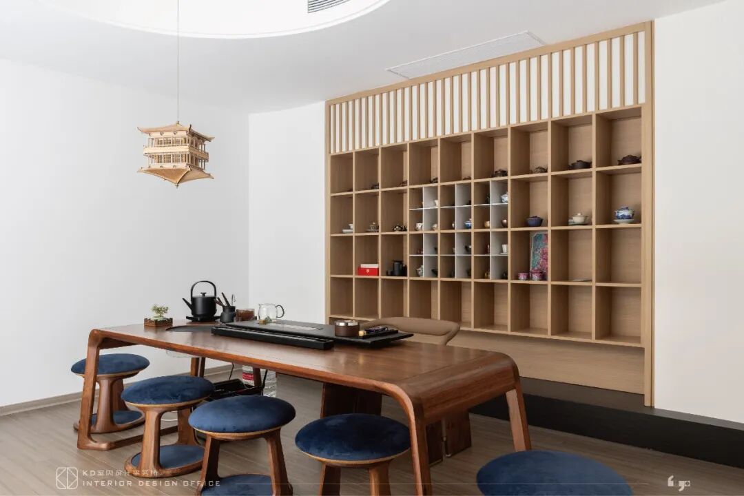 隐于形的交叠  碧桂园天玺450㎡合院别墅丨中国重庆丨KD室内设计事务所-52