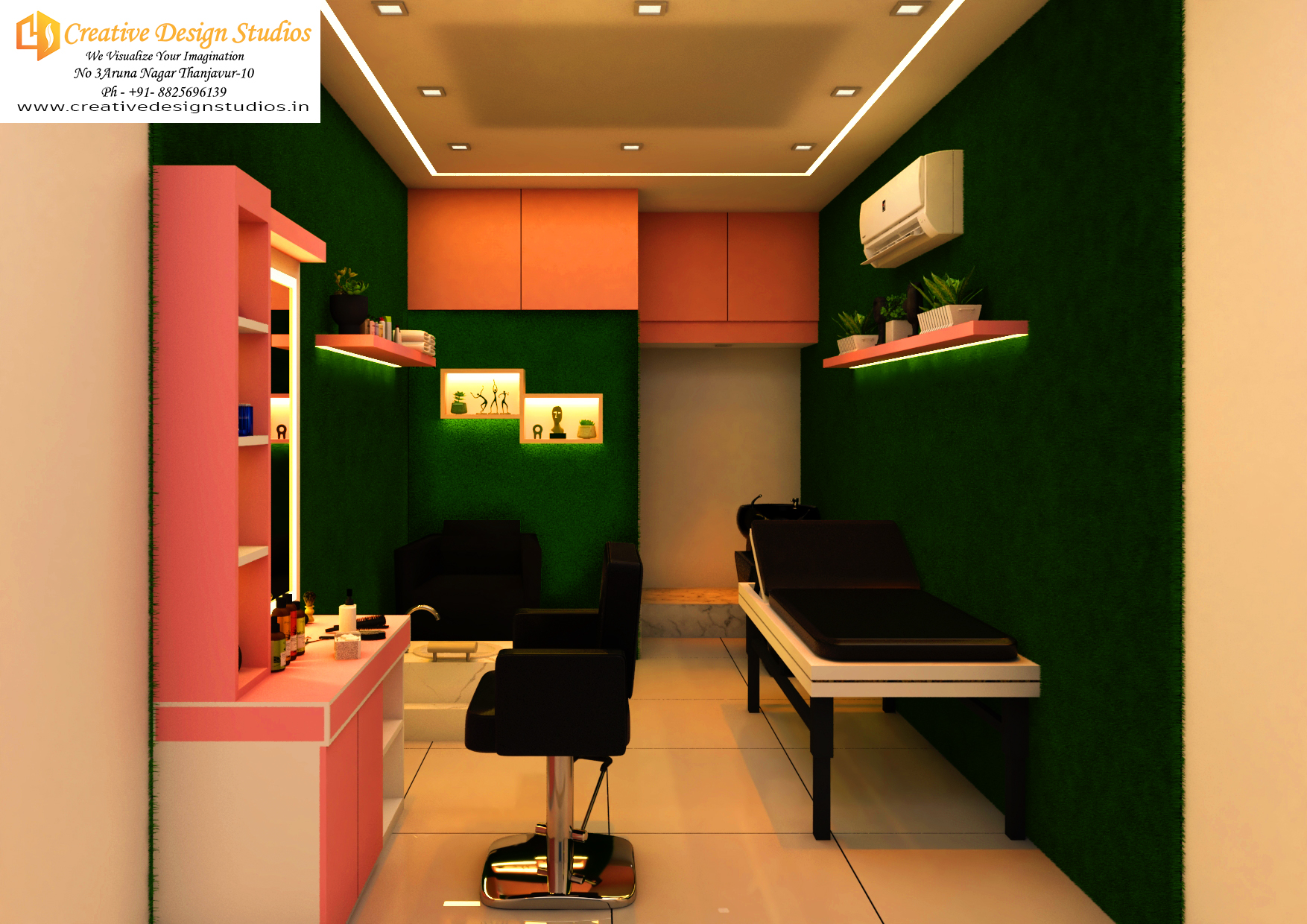 Spa & Parlour 室内设计丨Creative Design Studios-4