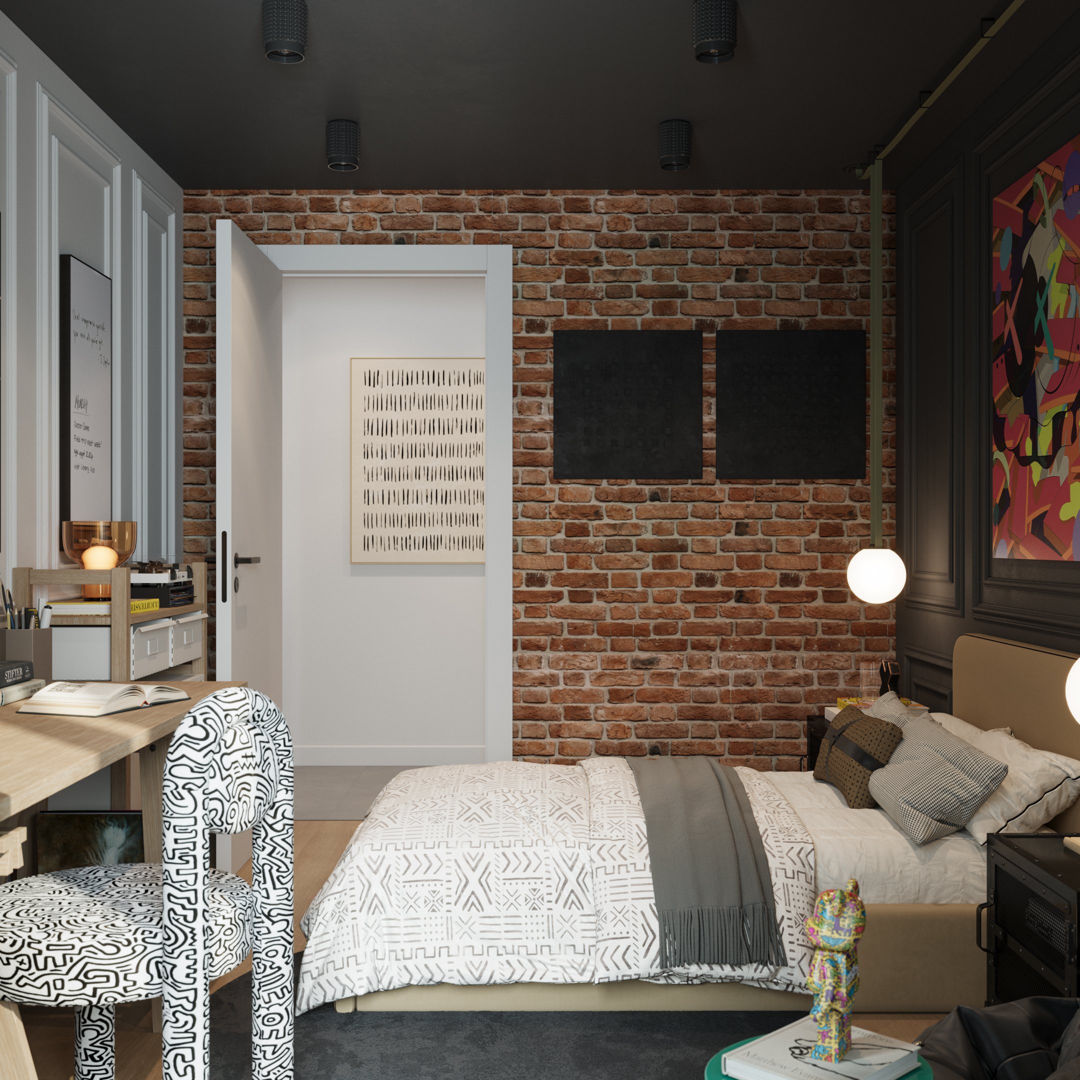 Loft teenage room-6