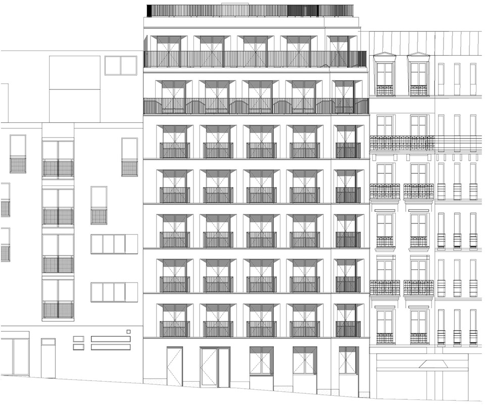 Rue Pradier公寓丨法国巴黎丨Mao Architectes(Fabien Brissaud等)-21