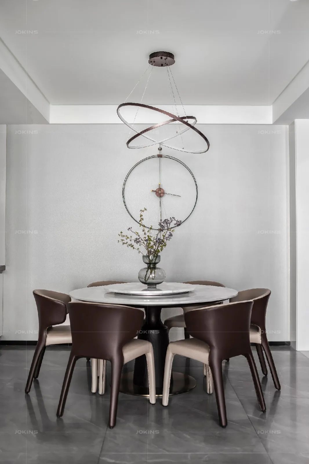 160平米高级灰现代家居设计丨中国郴州丨郴州乔金斯-27