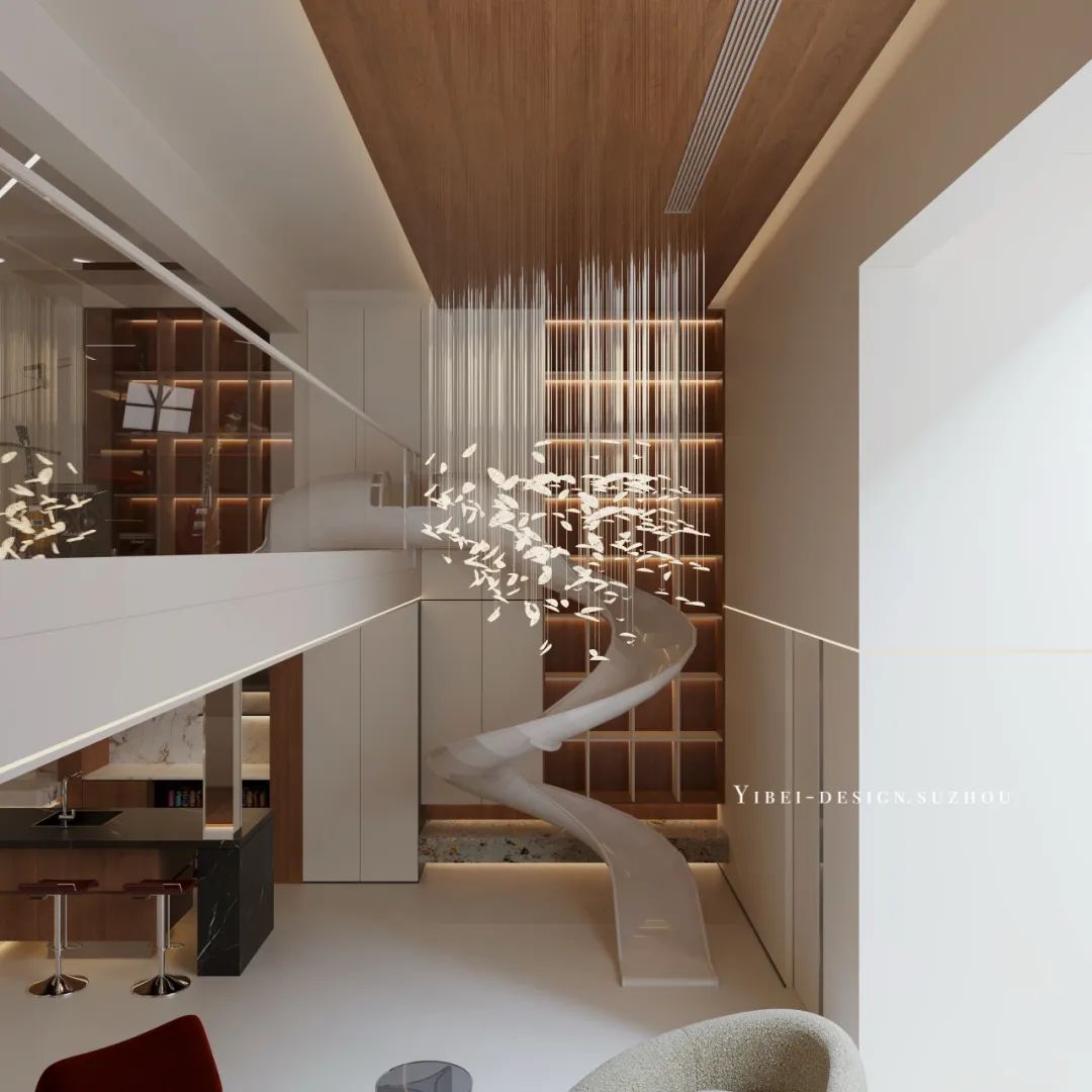 奶油风乐园变奏曲 家装设计丨YIBEI DESIGN SUZHOU-5