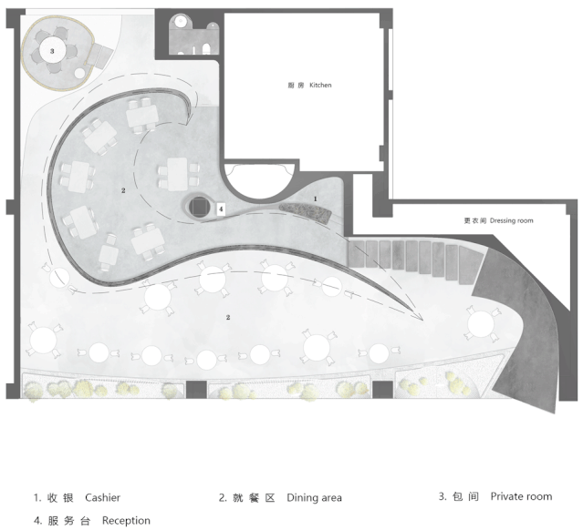 融合之境 | 长沙 Gennn 与 GK 餐厅设计-66