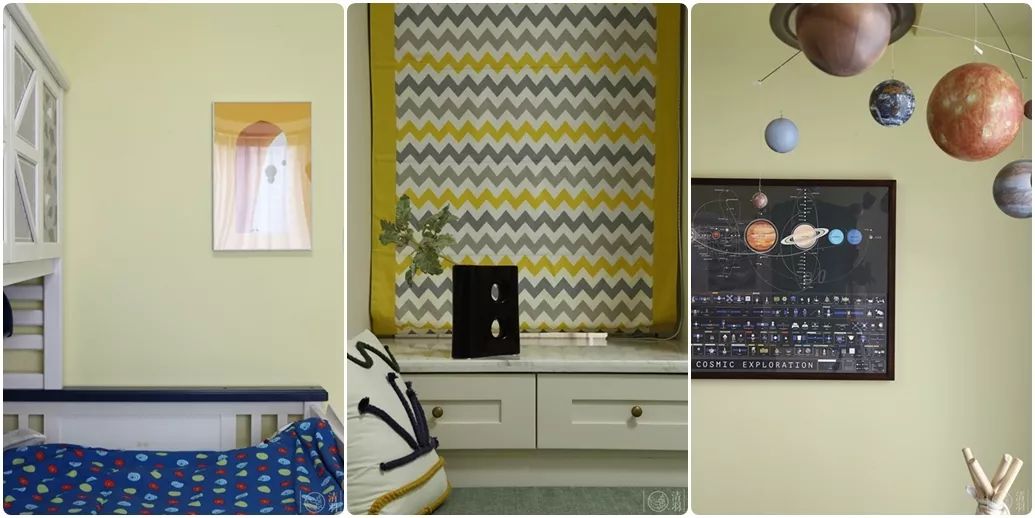 成都高新区 109㎡轻复古之家 | 生活因黄而跳跃，空间因设计而美好-3