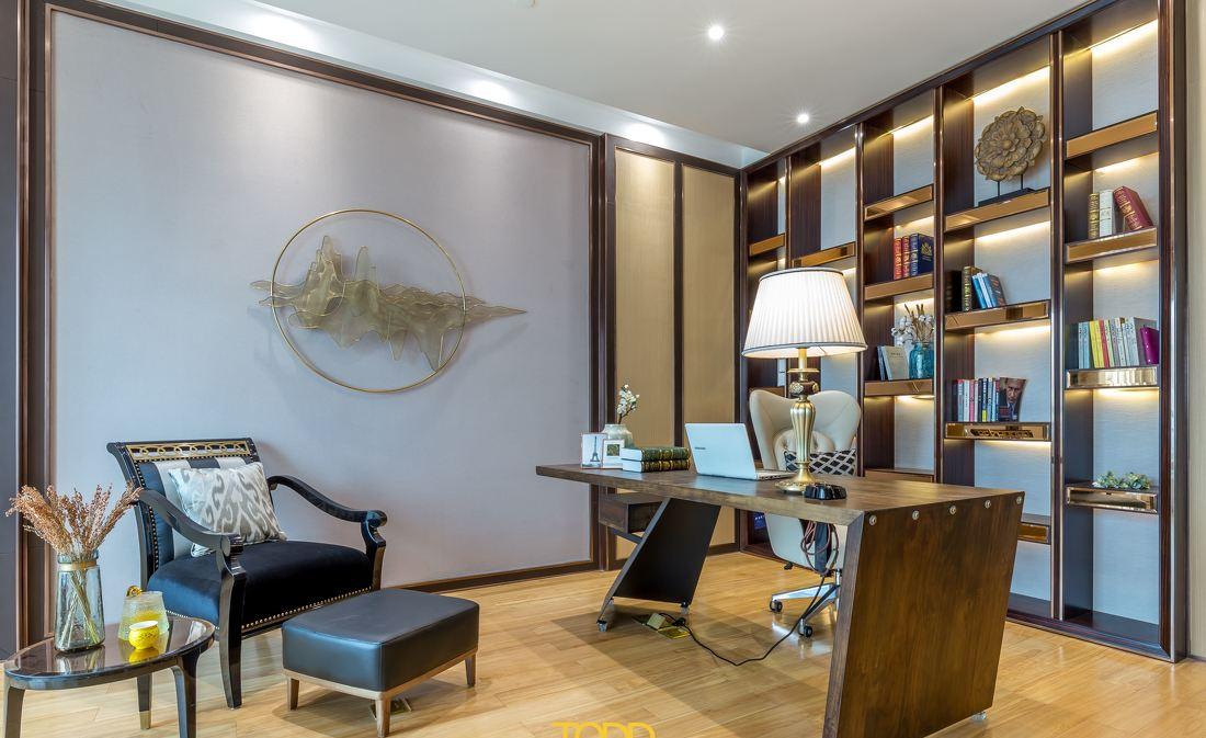 珠江江畔大平层“空”主题设计,尽显新中式儒雅大气-13