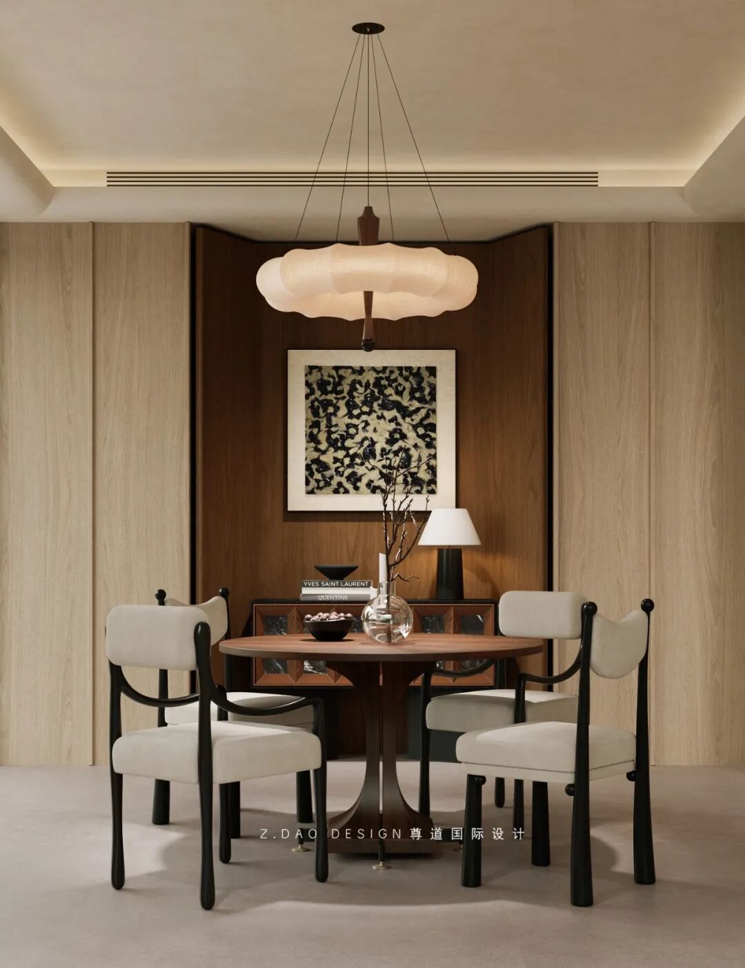 尊道新作|合肥『文一·塘溪津门』1000㎡折衷主义别墅，专治豪宅审美疲劳。-110