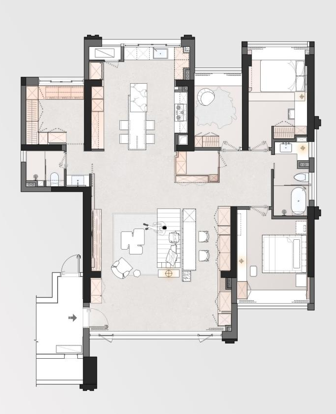 简约 · 暖意 新一空间设计丨中国汕头丨新一设计-37