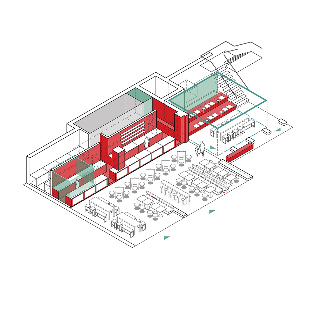 SìPASTA 色意面餐厅丨中国北京丨RAMOPRIMO 设计-45