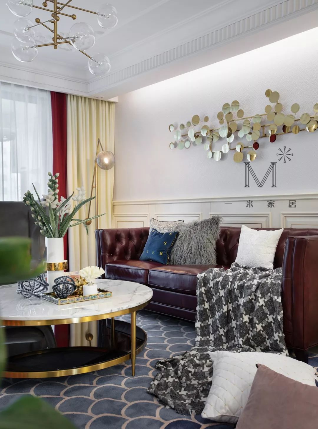 京城豪苑 142 平美式轻奢，复古与现代的完美融合-23