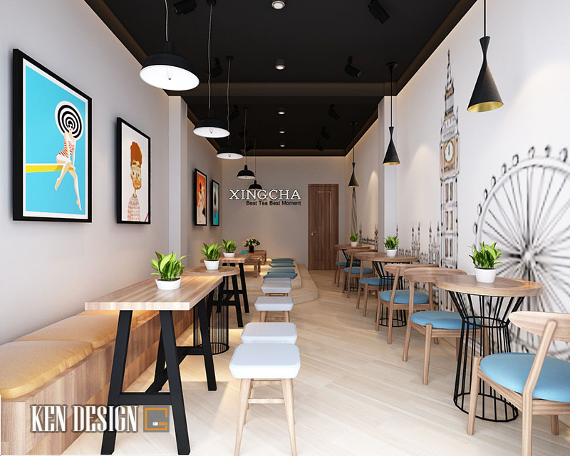 Xingcha 85 Chùa Láng奶茶店设计丨Kendesign-42