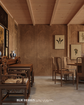 侘寂风丨白龙马效果图