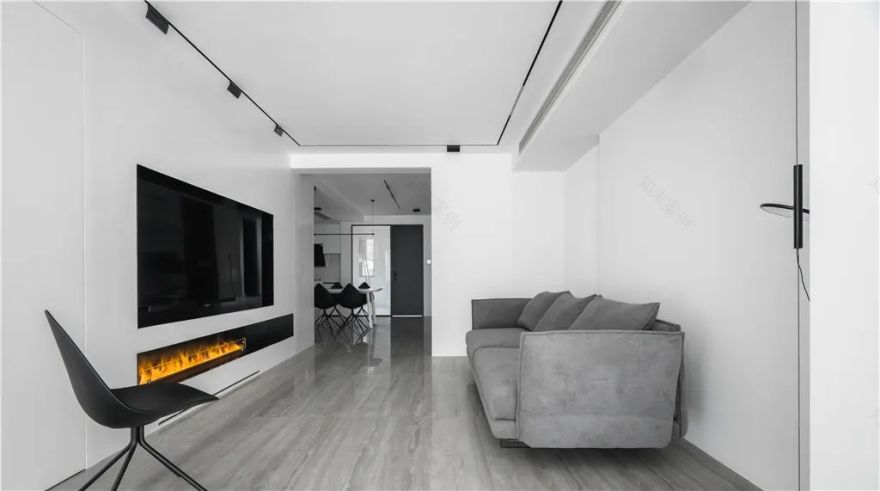 黑白极简光之居,孙姐家的大平层视野-30