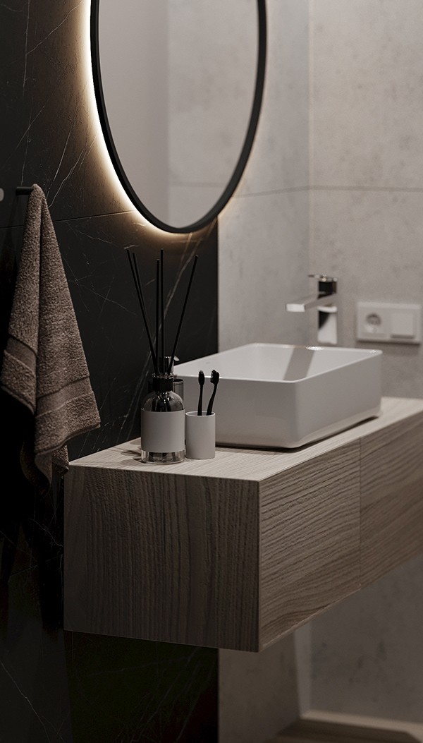 高级灰色系别墅设计 简约自然 超有格调！-31