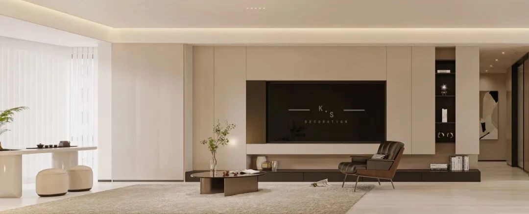 广州 178㎡现代奶油风大平层丨中国广州丨KUN SHANG DESIGN-17