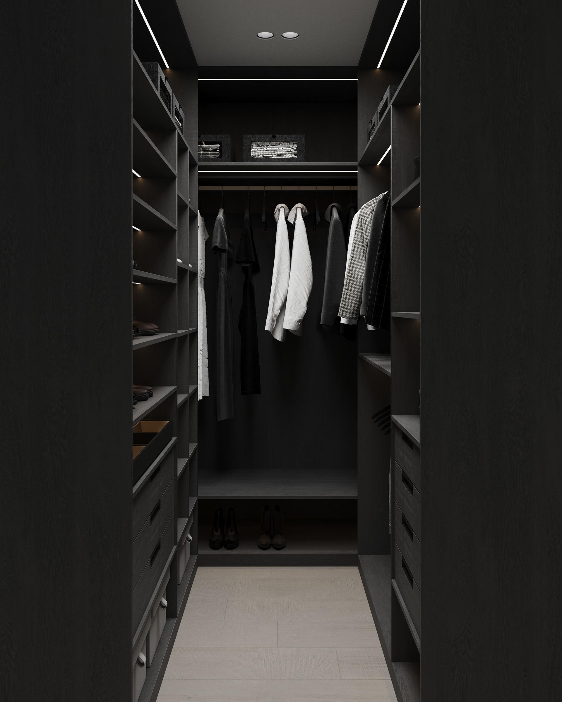 可视化主卧室设计丨挪威丨Inesa Orlenko-13