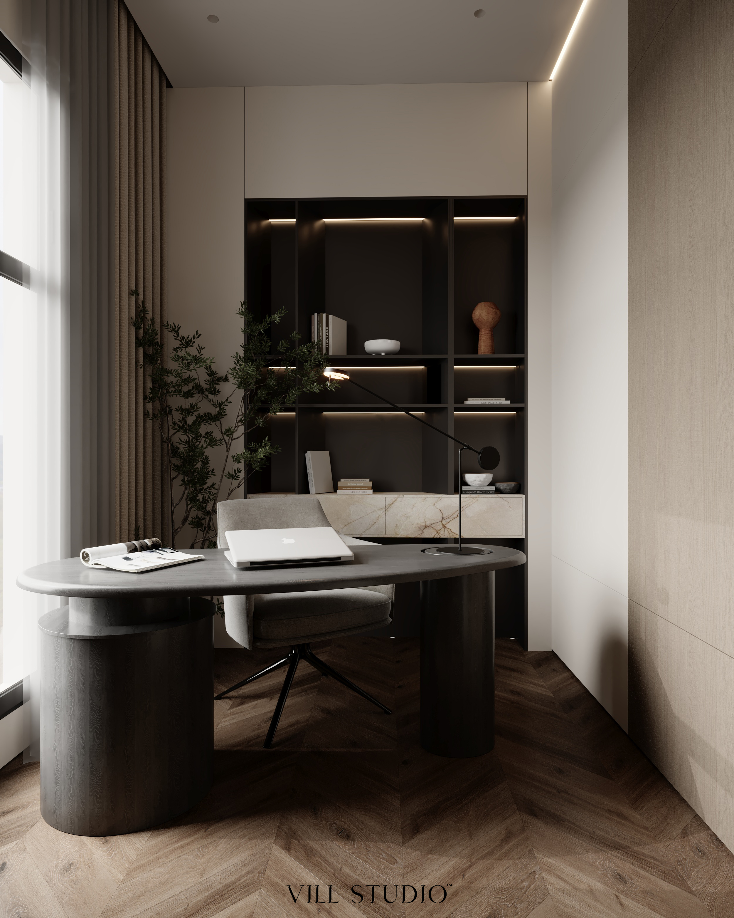 LUXURY MASTER BEDROOM INTERIOR | KSA-27