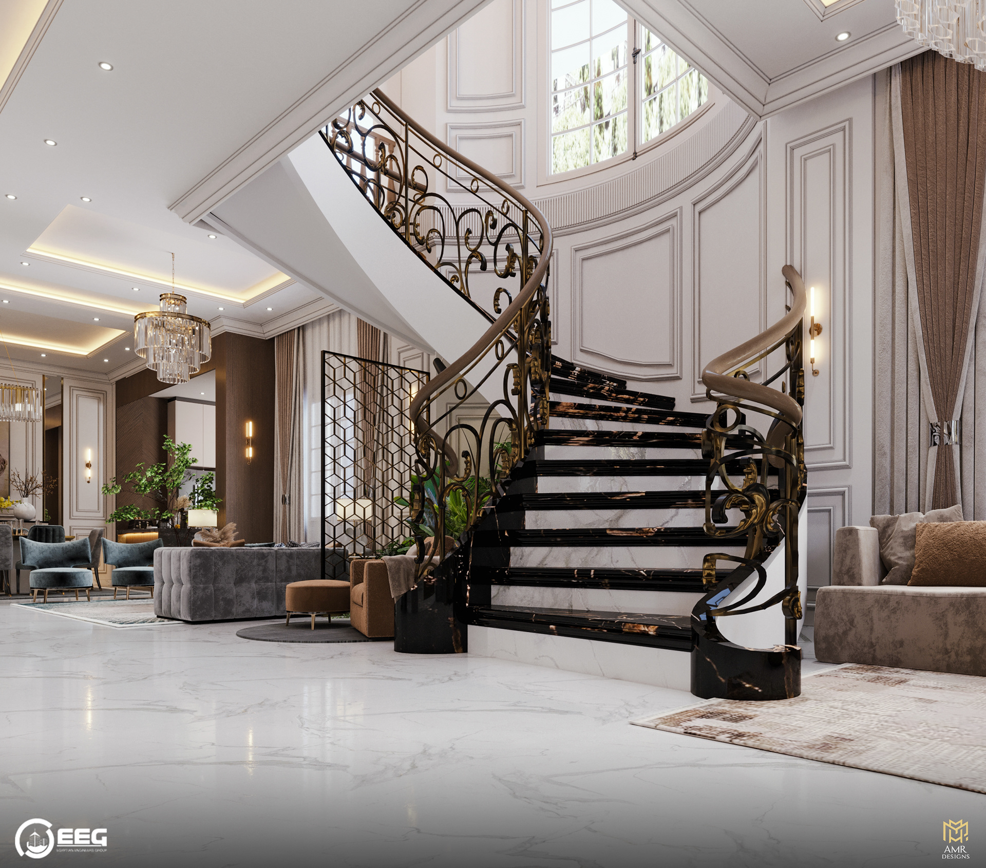 Reception Area 接待区设计丨埃及-14