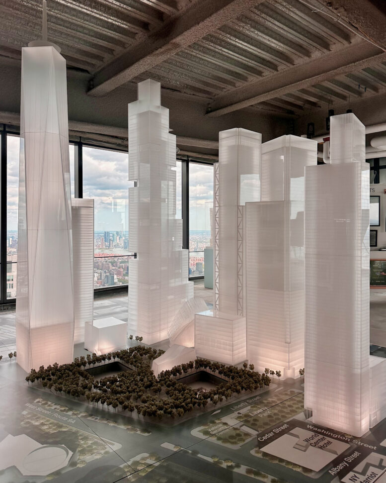 Silverstein Properties Unveils Scale Models of 2 and 5 World Trade Center Skyscrapers in Financial District, Manhattan - New York YIMBY-0