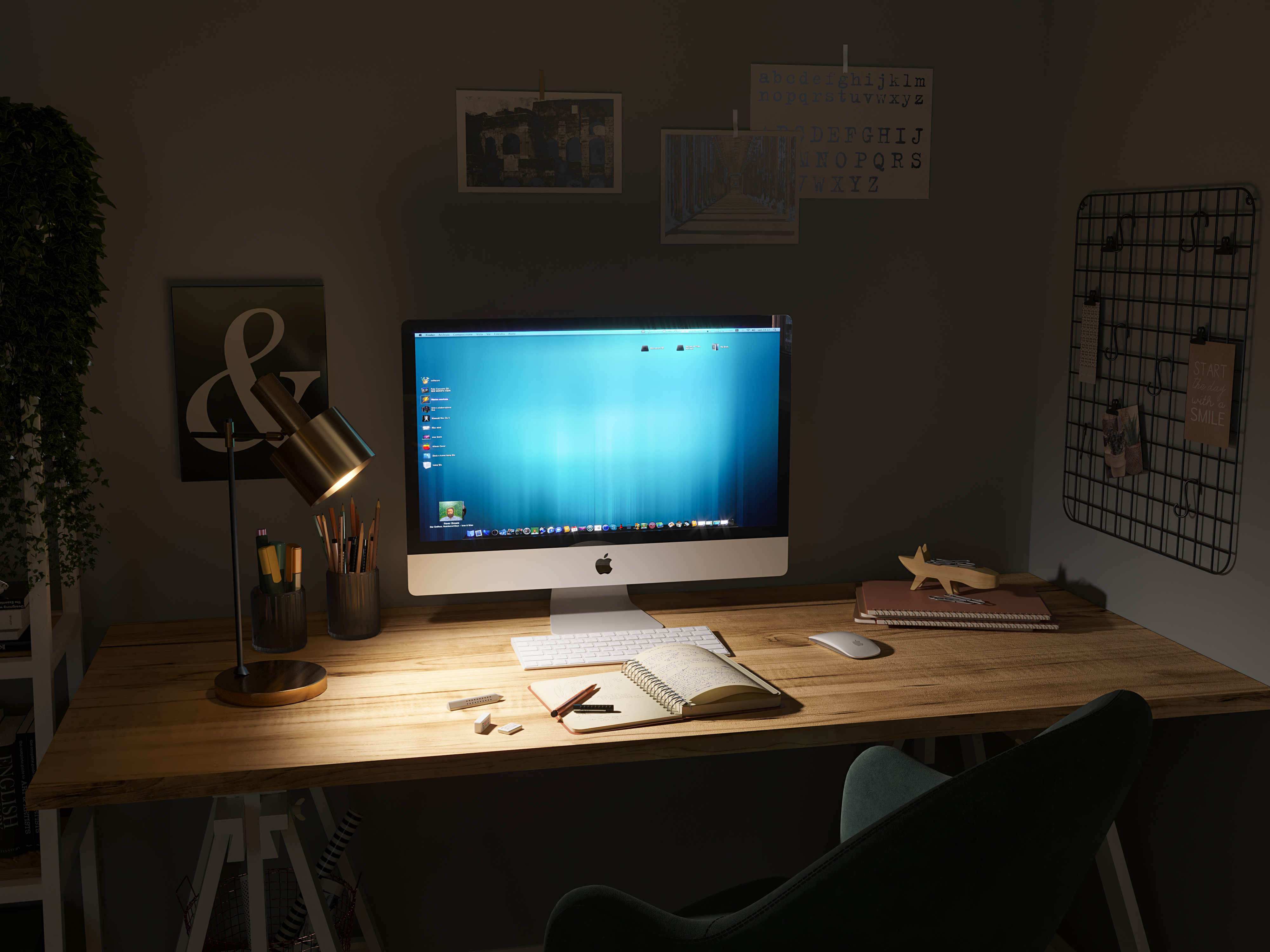 Teenager room design and visualization-2