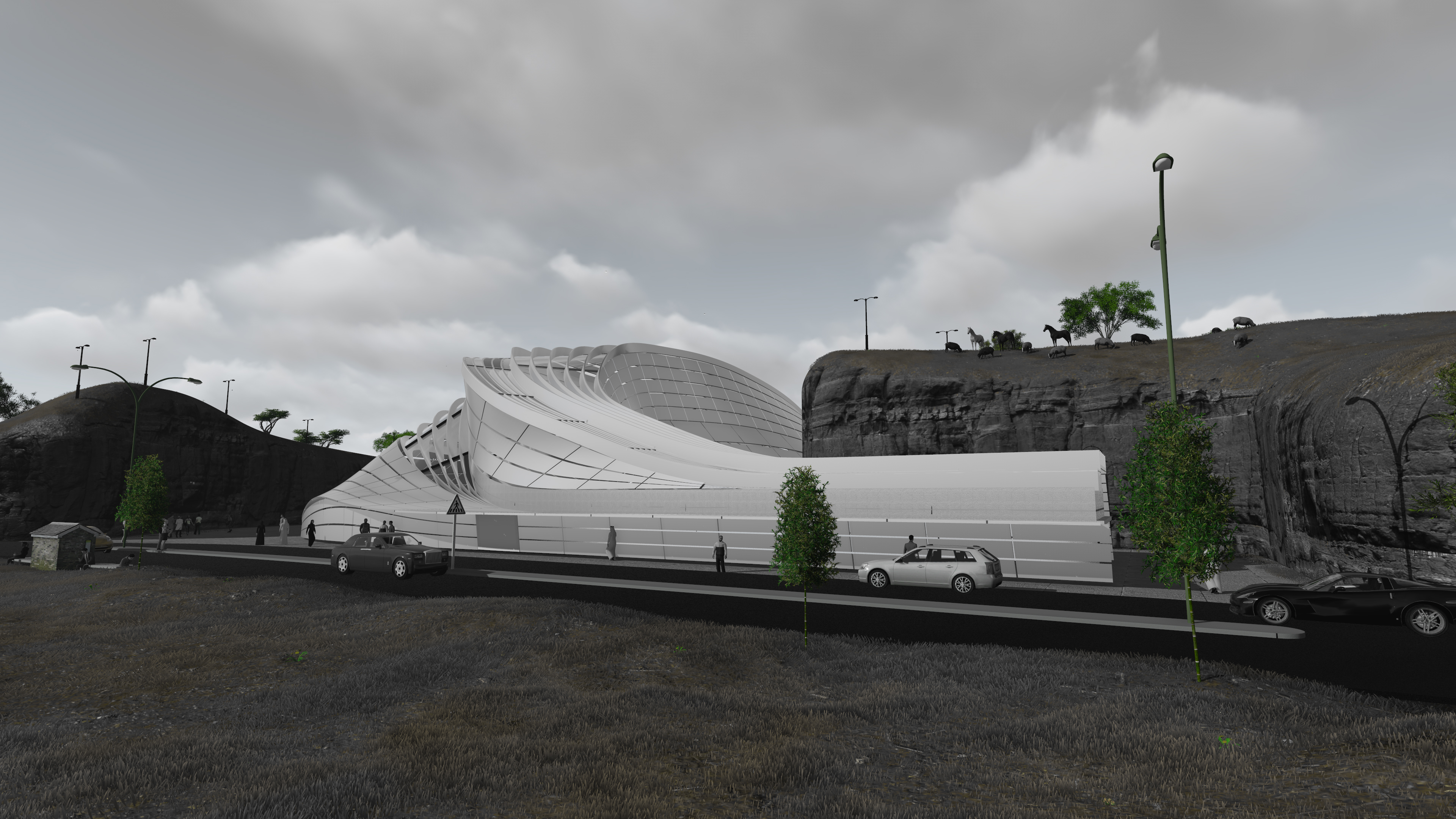 巴基斯坦自然历史博物馆 | 地形生成建筑-17