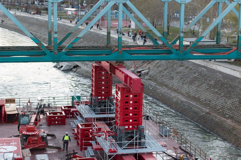 诺维萨德临时桥（博什科·佩罗舍维奇桥）拆除项目-32