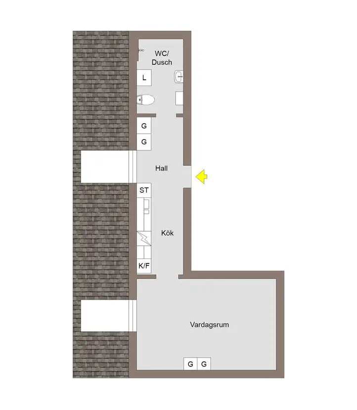 瑞典双室对比 | 女性化与中性空间的室内设计魅力-11